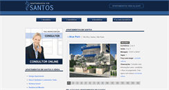 Desktop Screenshot of apartamentosemsantos.com.br